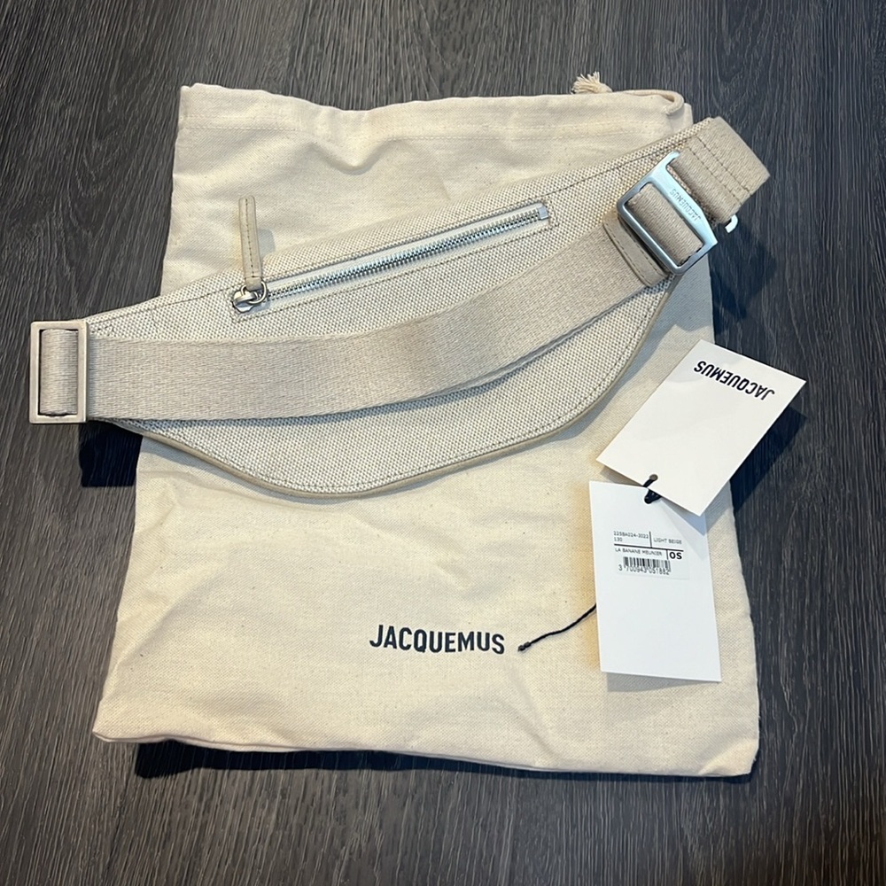 Jacquemus linen light beige belt bag - Picture 3 of 7